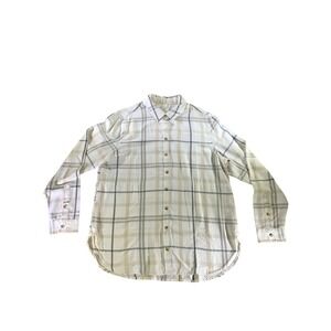 Jachs Girlfriend New York Plaid Button Up Shirt Women's‎ Medium Long Sleeve